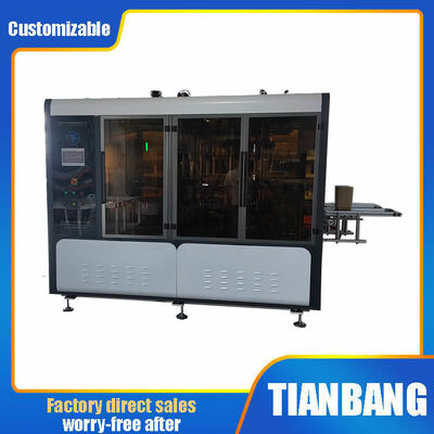 품질  Dual-station takeout and fast food intelligent curling paper bowl and paper plate forming machine 공장